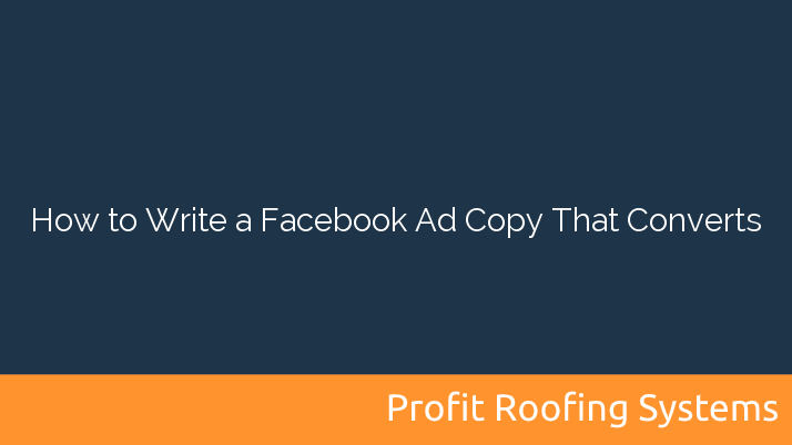 How to Write a Facebook Ad Copy That Converts