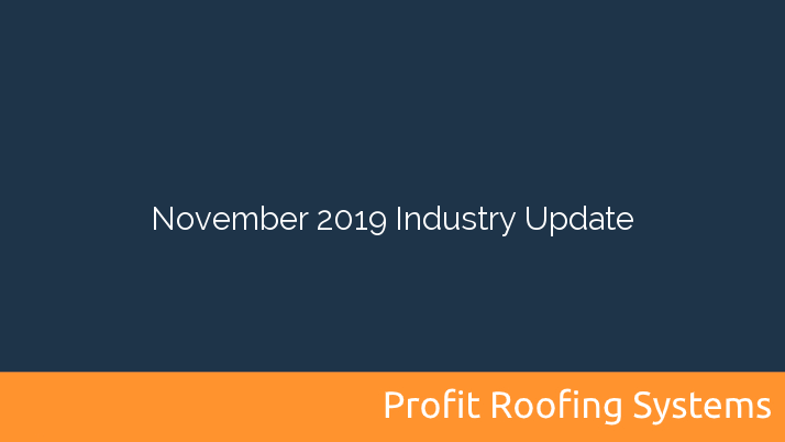 November 2019 Industry Update