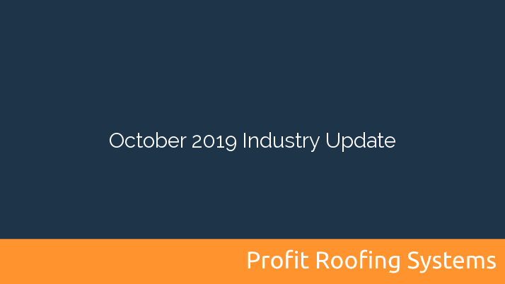 October 2019 Industry Update